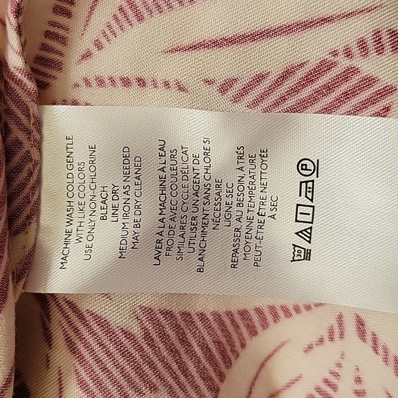 By Anthropologie Palm Leaf Printed Mini Wrap Skirt - Size 00 - Picture 2 of 10